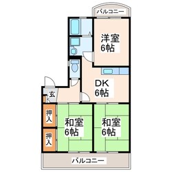 中村ハイツの物件間取画像